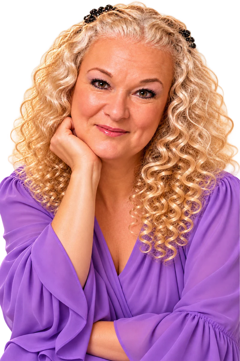 Portret van Yvonne Baank, medium, paragnost en healer